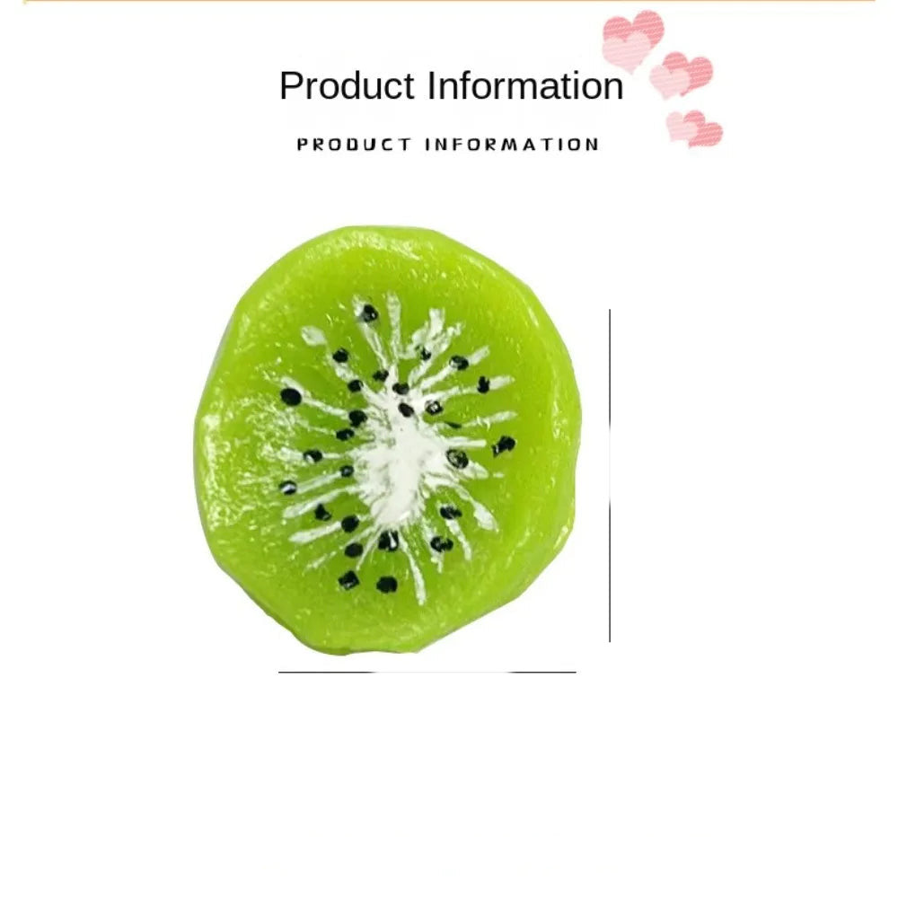 Squishy mini voće – kartica s mjerama kivija 4 × 3,5 cm