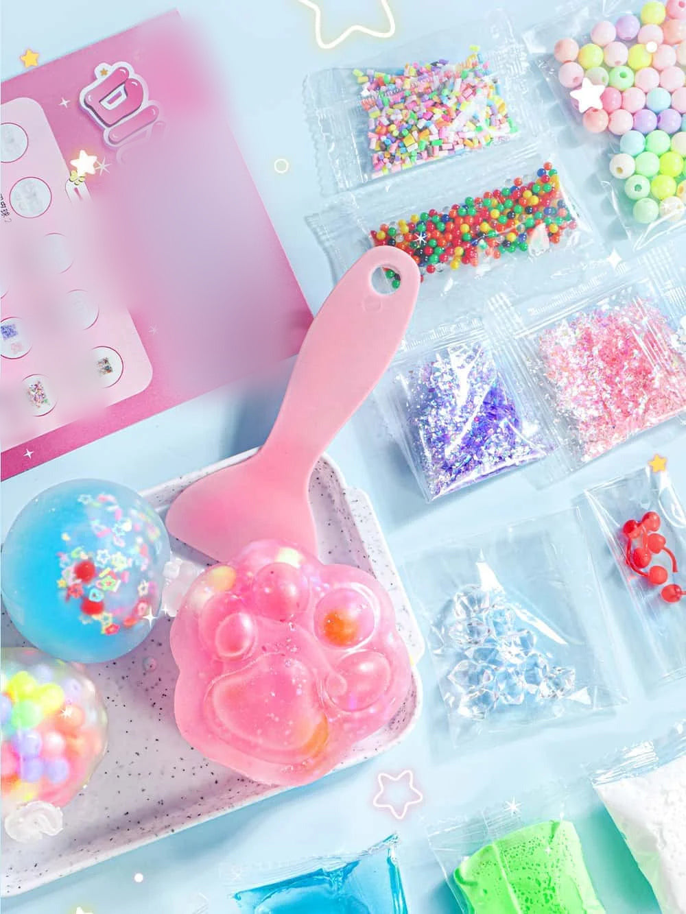 Squishy DIY set – sadržaj seta s lopaticom