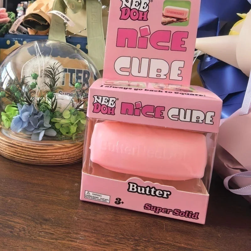 NeeDoh Nice Cube Maslac – antistres squishy igračka, slika 3