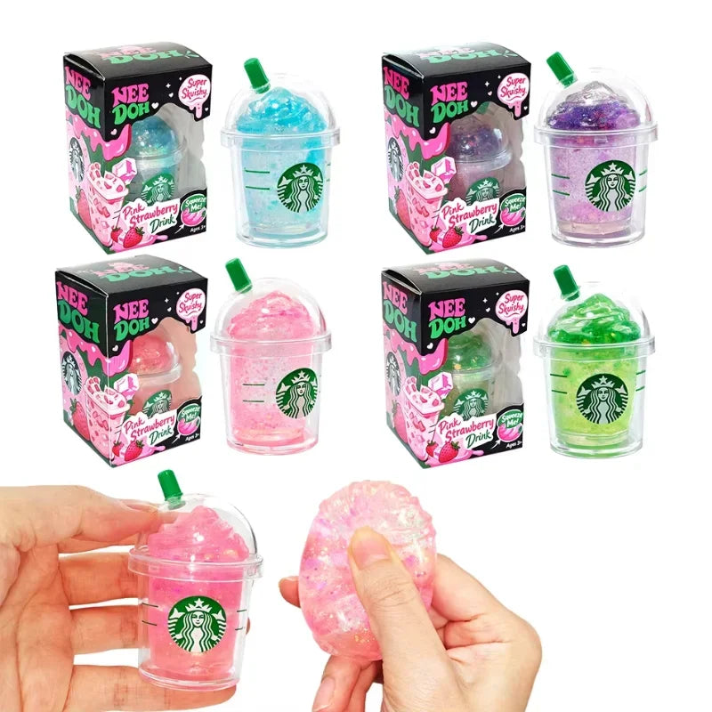 NeeDoh Ledena Kava Squishy – antistres squishy igračka, slika 1