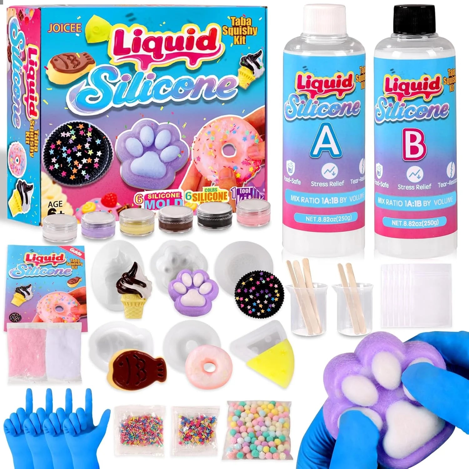 Squishy DIY Silikonski Set 🎨 — Kreativna Laboratorija