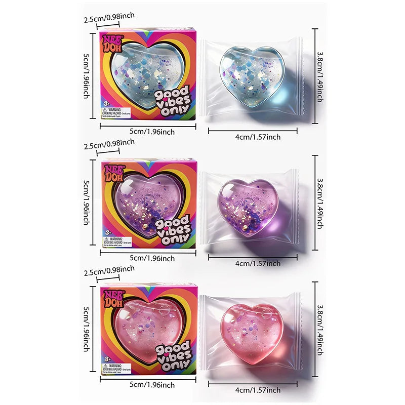 NeeDoh Srce Love Yourself – antistres squishy igračka, slika 4