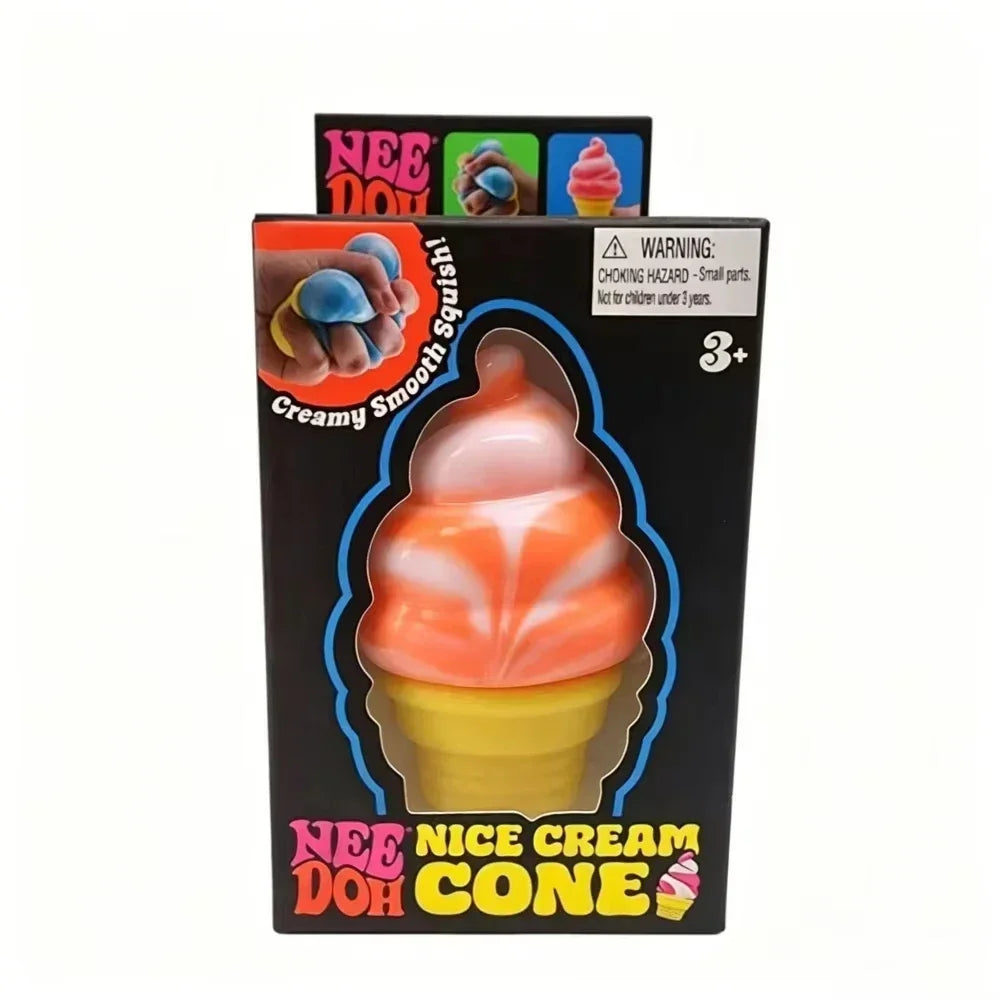 NeeDoh Kolekcija Mix – Nice Cream Cone narančasta