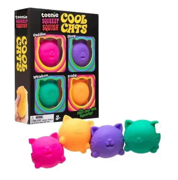 NeeDoh Kolekcija Mix – Cool Cats – 4 mačkice