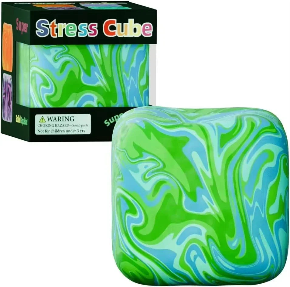 NeeDoh Kolekcija Mix – Stress Cube zelena