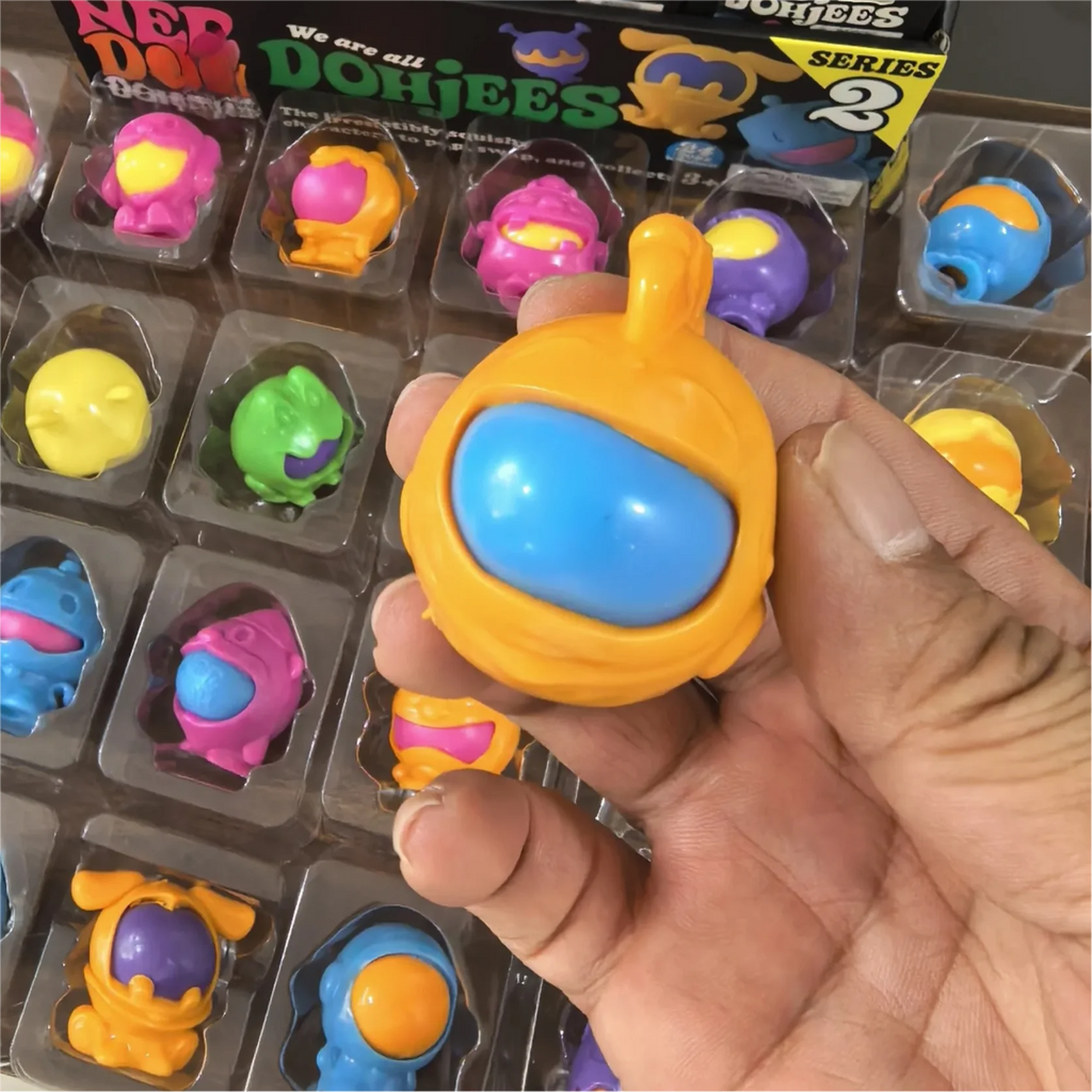 NeeDoh DohJees Blind Box Čudovišta – antistres squishy igračka, slika 6