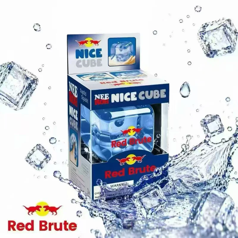 NeeDoh Nice Cube – plava kocka u kutiji u vodi