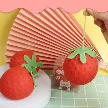 Squishy Jagoda Fidget Ball 🍓 — Dinamička Energija
