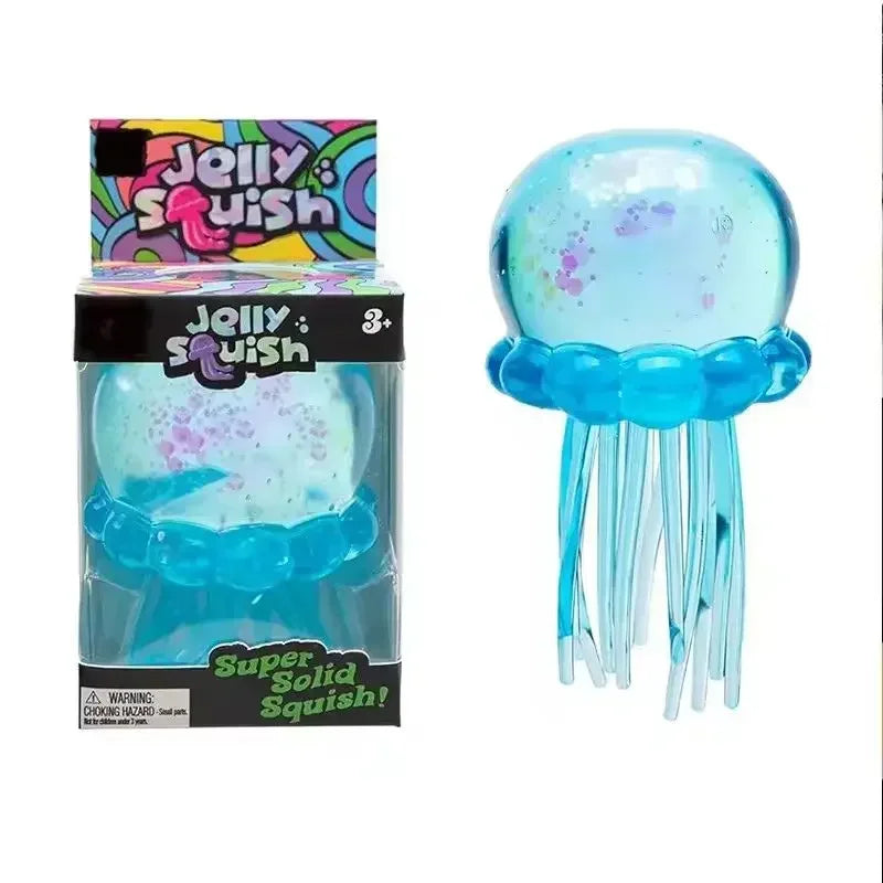 NeeDoh Kolekcija Mix – Jelly Squish meduza plava