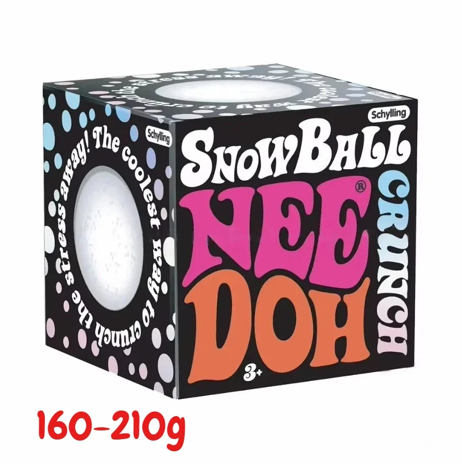 NeeDoh Snowball Crunch Kugla – Veliki (160–210 g)