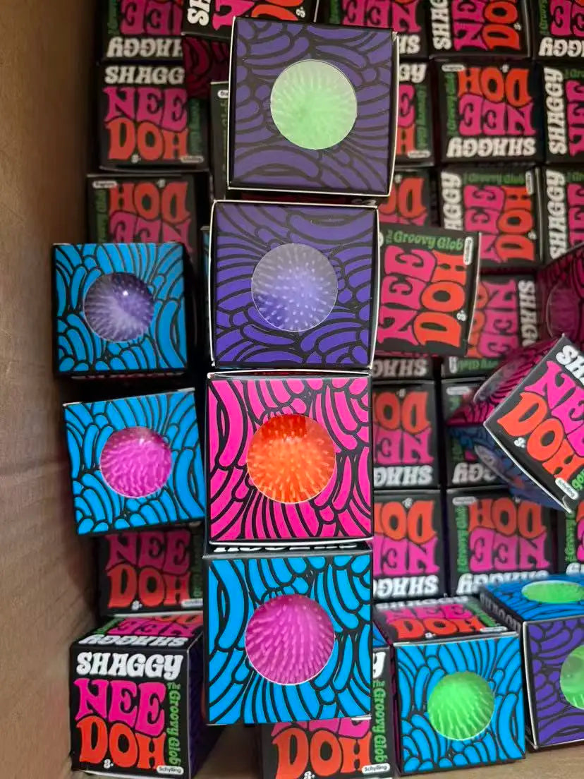 NeeDoh Shaggy Teenie Kuglica – antistres squishy igračka, slika 6