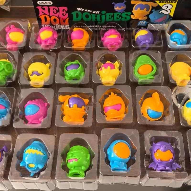 NeeDoh DohJees Blind Box Čudovišta – antistres squishy igračka, slika 4