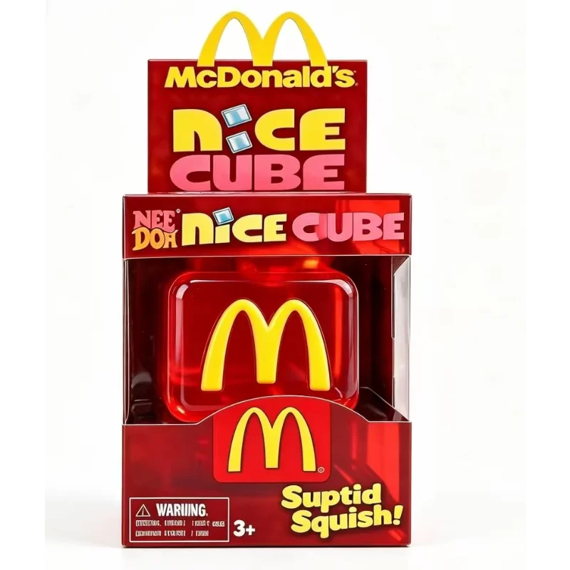 NeeDoh Nice Cube – crvena kocka u kutiji