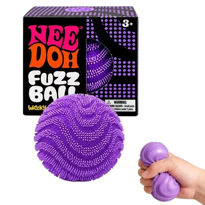 NeeDoh Kolekcija Mix – Fuzz Ball ljubičasta, valovita