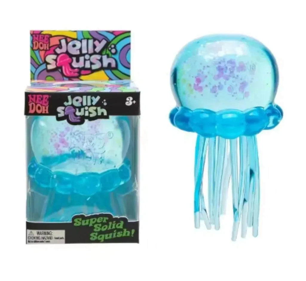 Squishy meduza – plava meduza uz kutiju