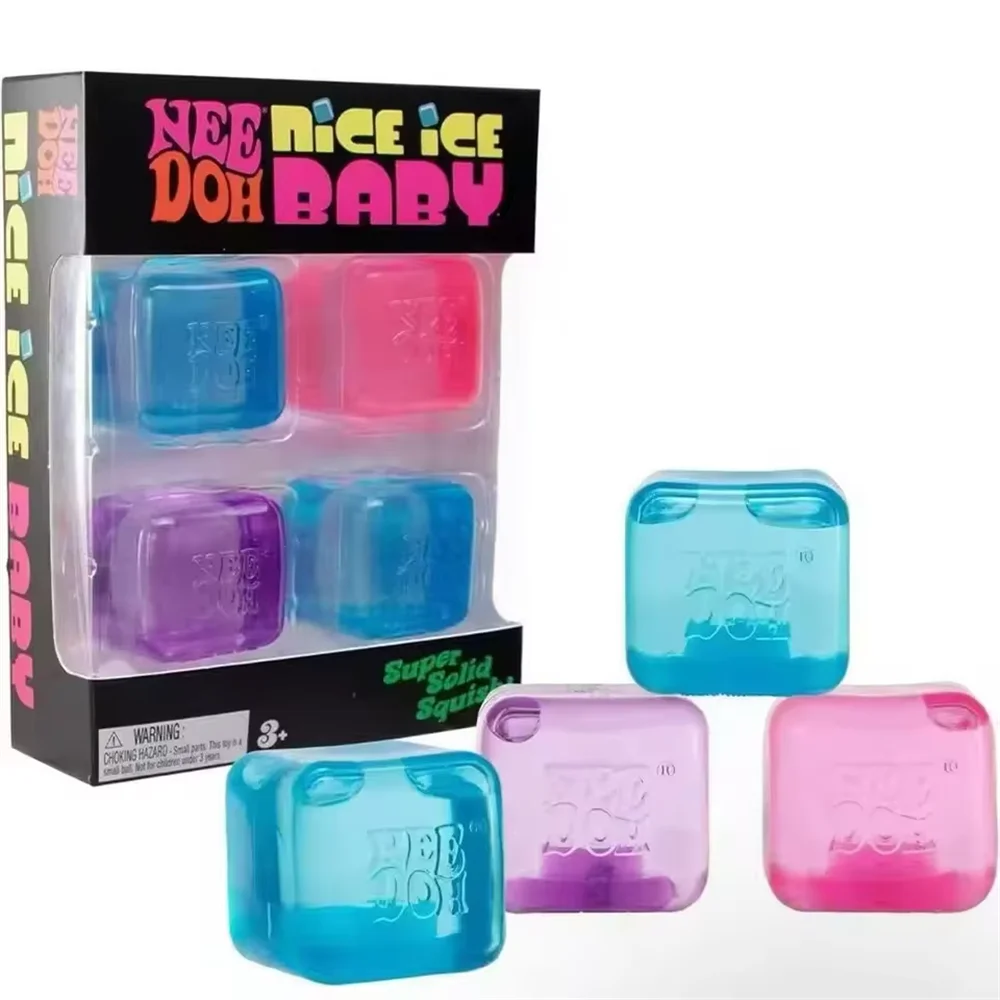 NeeDoh Rainbow Set Kuglica – antistres squishy igračka, slika 3