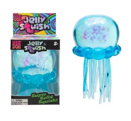 Squishy meduza – plava meduza uz kutiju