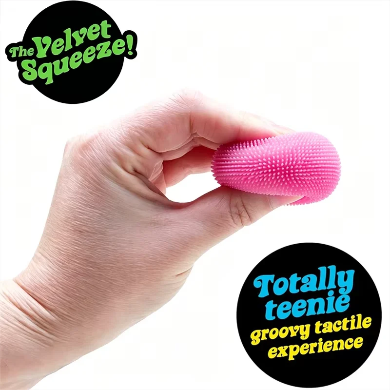 NeeDoh Shaggy Teenie Kuglica – antistres squishy igračka, slika 2