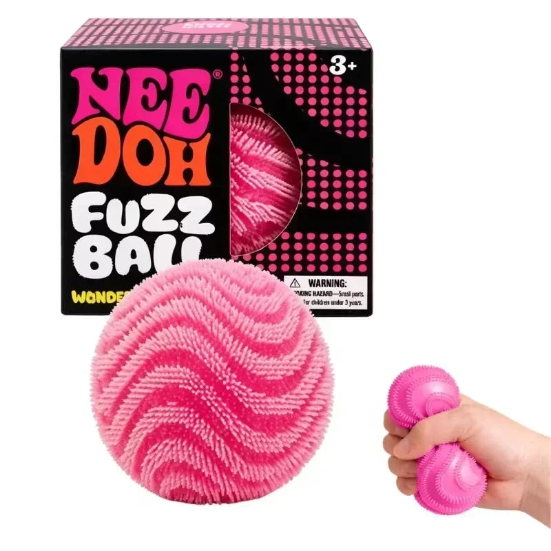 NeeDoh Kolekcija Mix – Fuzz Ball roza, valovita