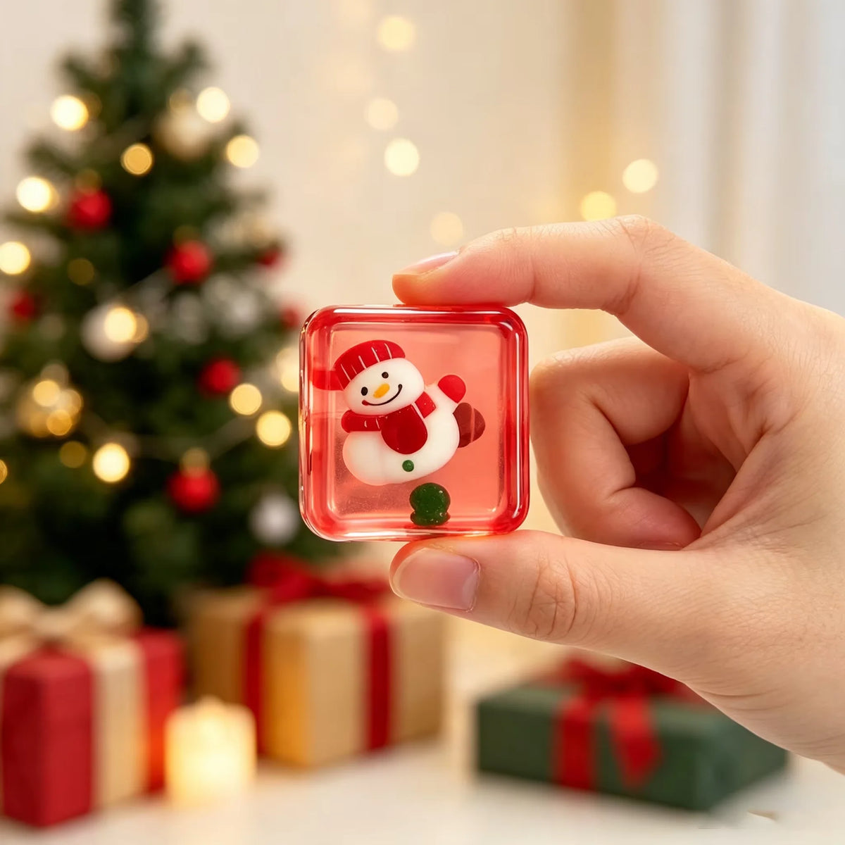 NeeDoh Božićni Mini 4-Pack – antistres igračka, slika 3