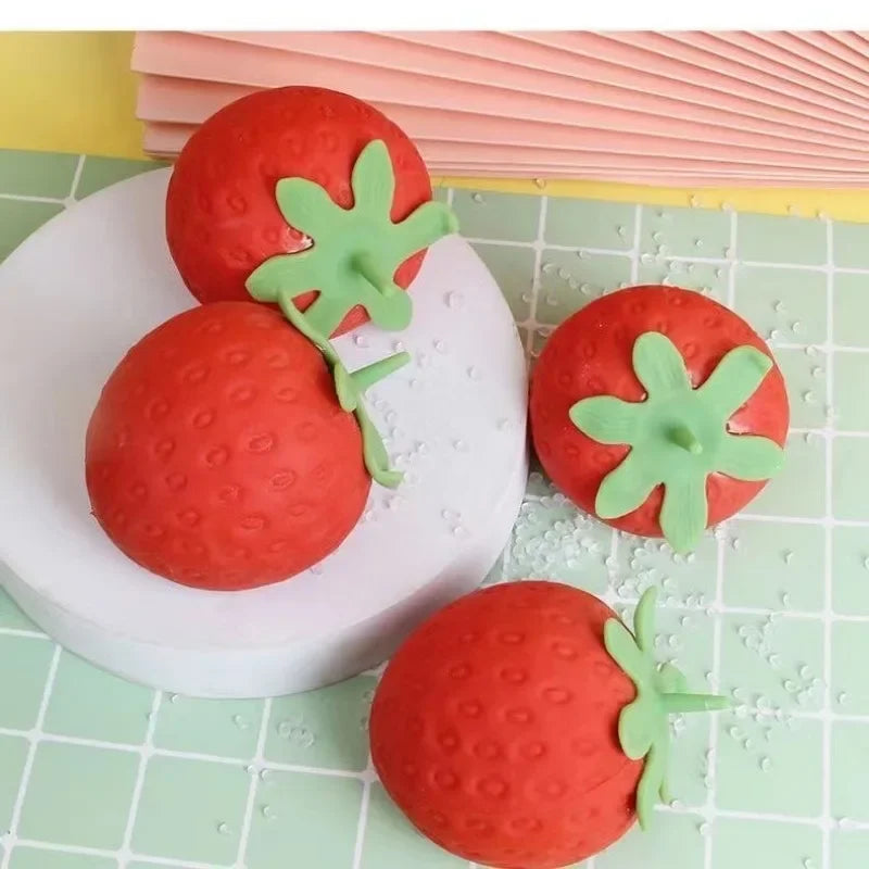 Squishy Jagoda Fidget Ball 🍓 — Dinamička Energija