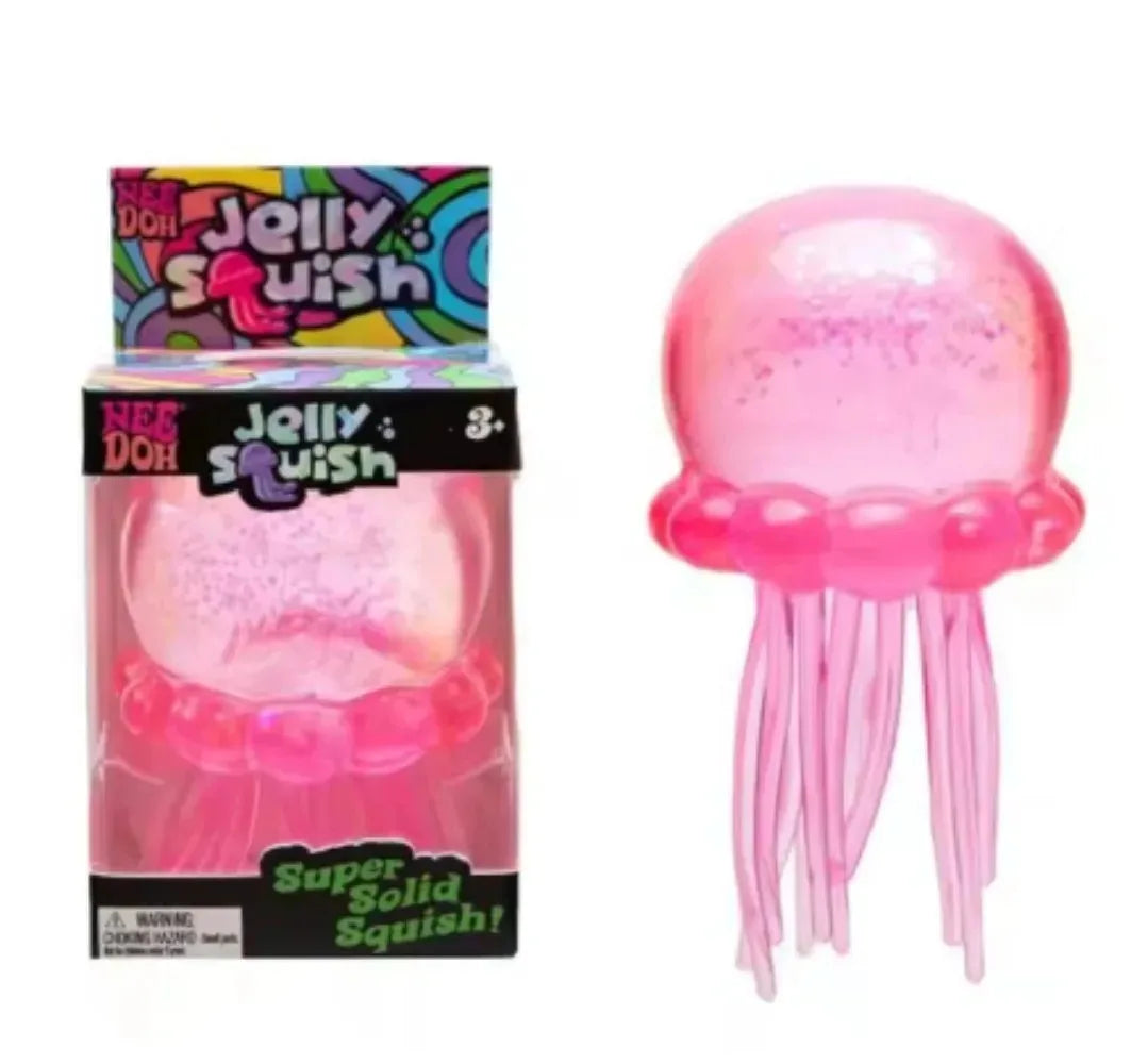 Squishy meduza – roza meduza uz kutiju