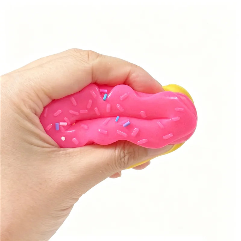 NeeDoh Dohnut Krafna – antistres squishy igračka, slika 6